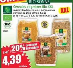 Norma Bio sonne céréales et graines bio xxl offre