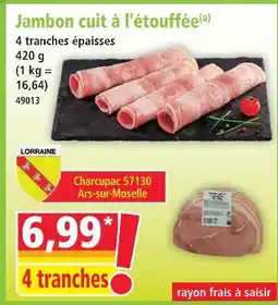 Norma Jambon cuit à l’étouffée offre