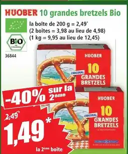 Norma Huober 10 grandes bretzels bio offre