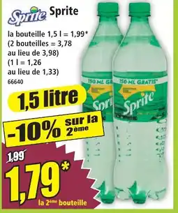Norma Sprite bottle offre
