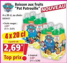Norma Pat patrouille boisson aux fruits offre