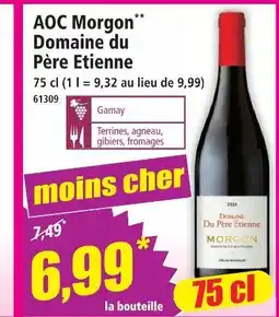 Norma Domaine du père etienne aoc morgon offre