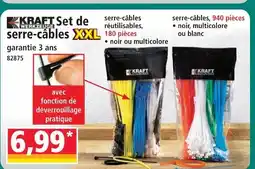 Norma Kraft set de serre-câbles xxl offre