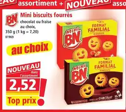 Norma Bn mini biscuits fourrés chocolat offre
