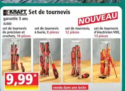Norma Kraft werkzeuge set de tournevis offre