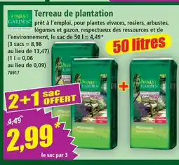 Norma Finest garden terreau de plantation offre