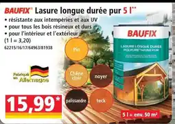 Norma Baufix lasure longue durée pur pin offre