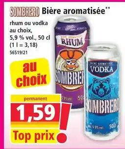 Norma Sombrero bière aromatisée offre