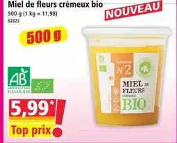 Norma Miel de fleurs crémeux bio offre