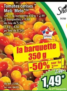 Norma Tomates cerises meli-melo offre