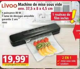 Norma Livoo machine de mise sous vide offre