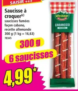 Norma Saucisse à croquer offre