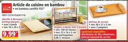 Norma Casa royal article de cuisine en bambou offre