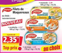 Norma Saupiquet filets de maquereaux escabèche offre