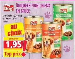 Norma Dog bouchées pour chiens en sauce offre