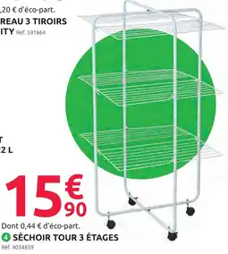 Mr Bricolage Séchoir tour 3 étages offre