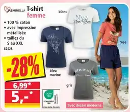 Norma Jasminella t-shirt femme offre