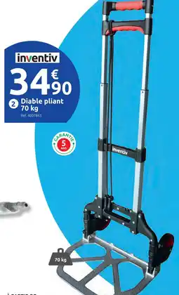 Mr Bricolage Inventiv diable pliant offre