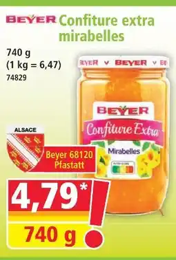 Norma Beyer confiture extra mirabelles offre