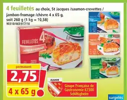 Norma 4 feuilletés offre
