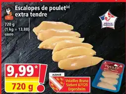 Norma Siebert escalopes de poulet extra tendre offre