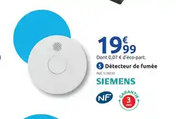 Mr Bricolage Siemens détecteur de fumée offre