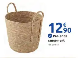 Mr Bricolage Panier de rangement en fibres naturelle offre