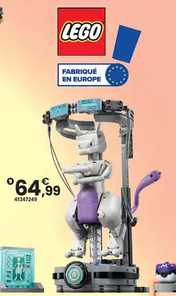 JouéClub Lego 72163 - smart play - l’évasion du labo de mewtwo offre
