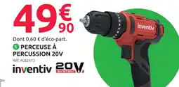Mr Bricolage Inventiv perceuse à percussion 20v offre
