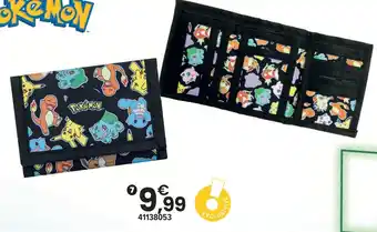 Pokemon portefeuille 3 volets pokémon