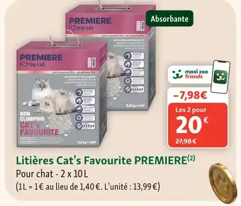 Premiere litières cat's favourite