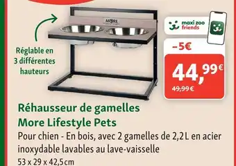 More lifestyle pets rehausseur de gamelles