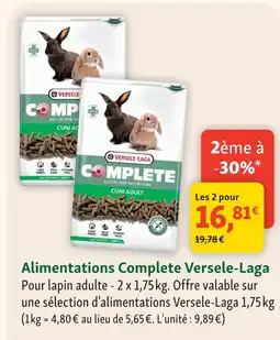 Maxi Zoo Versele-laga alimentations complete offre