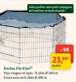 Maxi Zoo Fit+fun enclos offre