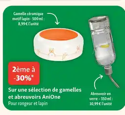 Maxi Zoo Anione 2ème à -30% sur une sélection de gamelles et abreuvoirs anione offre