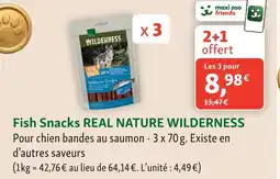 Maxi Zoo Real nature wilderness fish snacks offre