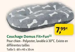 Maxi Zoo Fit+fun couchage domus offre