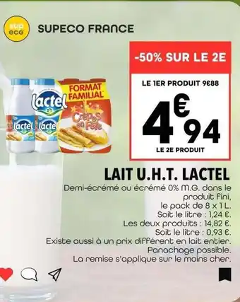 Lactel - lait u.h.t