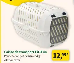 Maxi Zoo Fit+fun caisse de transport offre