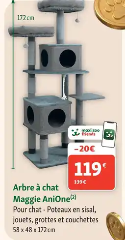 Maxi Zoo Anione arbre à chat maggie offre