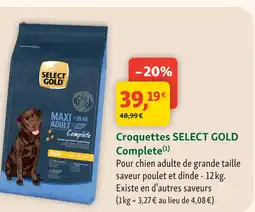 Maxi Zoo Select gold croquettes complete offre