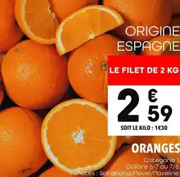 Supeco Oranges offre