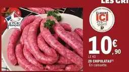 E.Leclerc 20 chipolatas offre