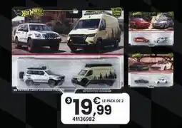 JouéClub Hot wheels - coffret car culture premium/2 vehicules offre