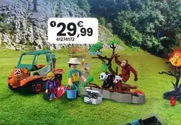 JouéClub Playmobil - gardien de zoo et véhicule offre