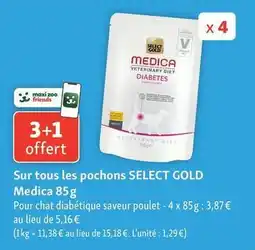 Maxi Zoo Select gold - sur tous les pochons medica offre