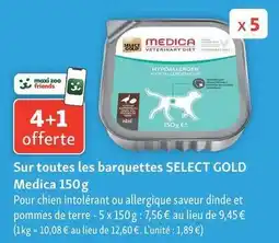 Maxi Zoo Select gold - sur toutes les barquettes medica offre