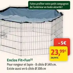 Maxi Zoo Fit+fun - enclos offre