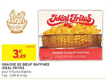 Idéal Frites Graisse de bœuf raffinée
