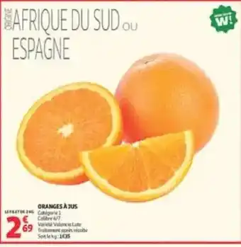 ORANGES À JUS